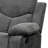 Kalen Gray Chenille Sofa W/ Drop Down Table