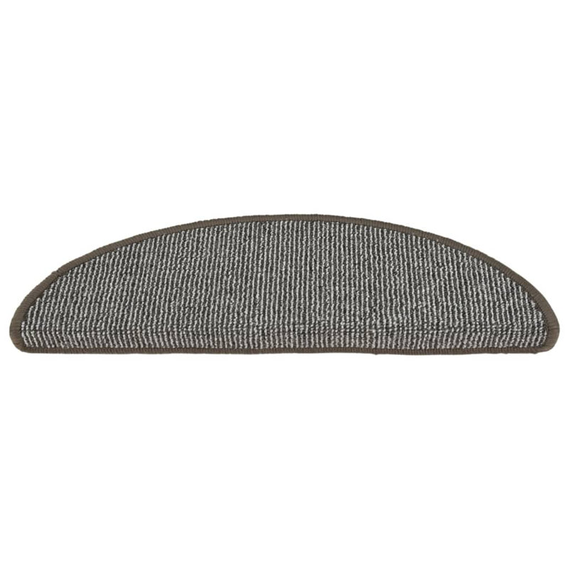 Beaty Non-Slip Stair Tread, Grey, Semi-Circle 17cm x 56cm