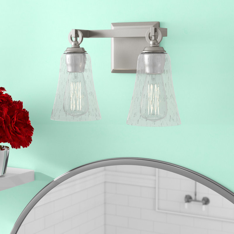 Amija 2 - Light Vanity from, Satin Nickel
