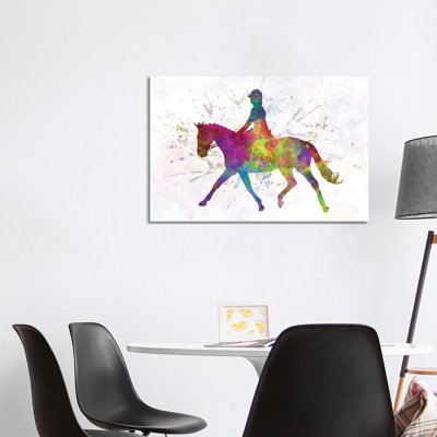 Horse Show V by Paul Rommer - Wrapped Canvas Painting