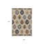 Tapis intérieur / extérieur beige lavable 5 pi x 8 pi cuivre et gris Sud-Ouest
