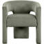 Chaise de salle à manger en velours côtelé Rupe-1529830157