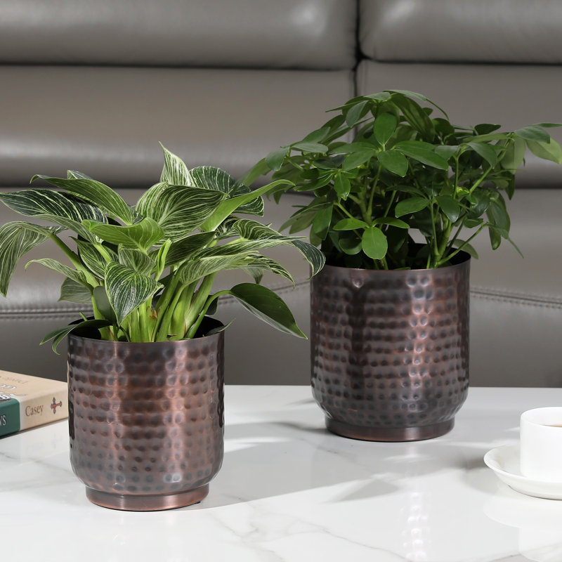 Handmade Pot Planter, Copper