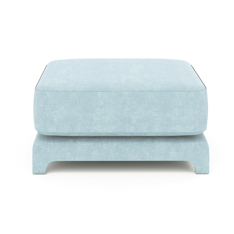 Bleu avec 30 coussins simples, élégants et entièrement compressés, base en bois assortie