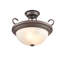 Plafonnier semi-encastré 2 lumières Snediker-889795170-889795174