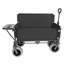 Le chariot pliable 3-en-1 se convertit en banc avec table arrière, chariot pliant robuste pour le camping et la plage-126257602-126257603