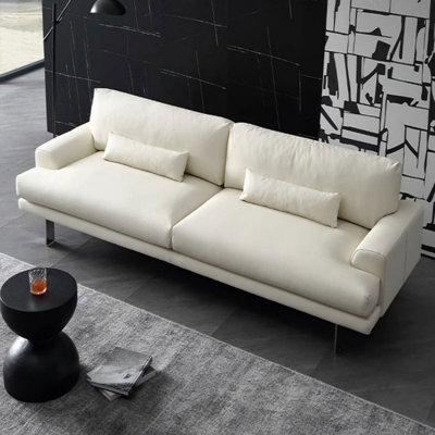 Causeuse modulaire en cuir cristal Crystal