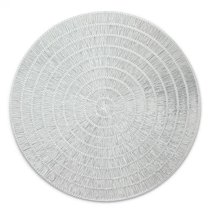 Napperon rond, Argent