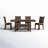 Lower Shockerwick 6 - Person Trestle Dining Set
