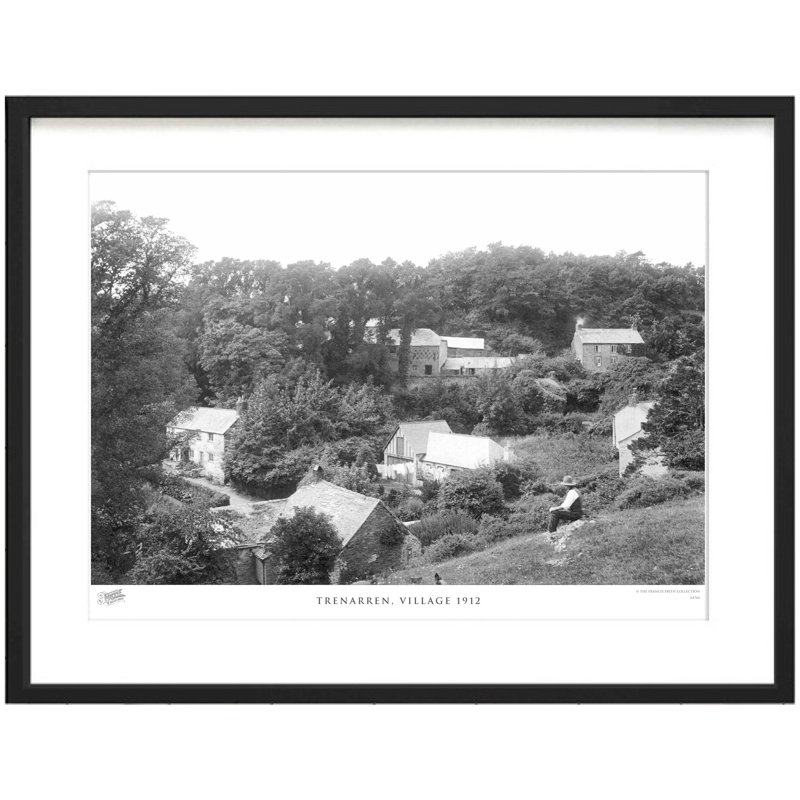 Trenarren, Village 1912 by Francis Frith - Single Picture Frame Print, 60cm H x 80cm W x 2.3cm D