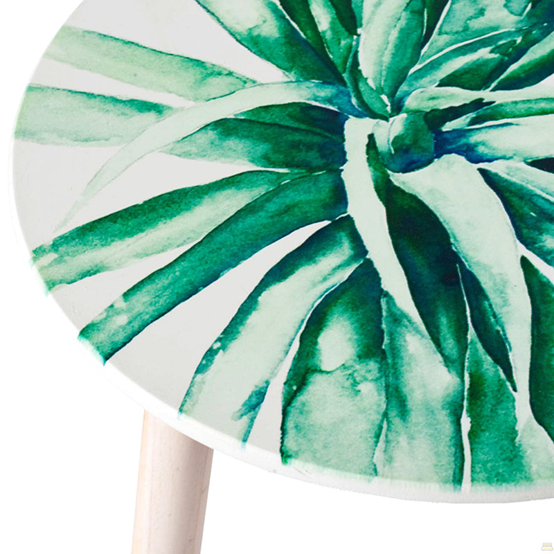 Tables d'appoint S / 2, White/Green