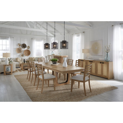 Pula Extendable Solid Wood Base Dining Table