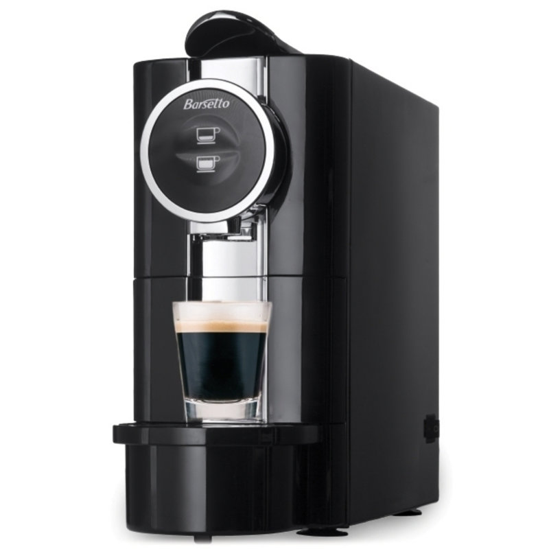 Barsetto One-Touch Espresso Maker, Automatic Coffee Machine, Black