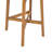 Lymington Outdoor Bar Stool, Teak Finished Wood With Wicker, Set Of 2-1099384467