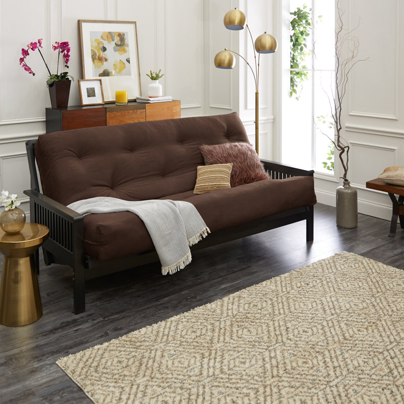 Matelas de futon Dirksen, Grand, 10 po, Gris clair
