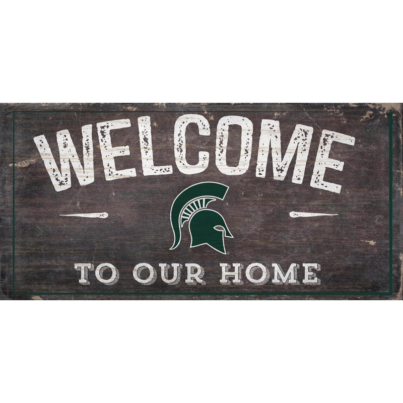 Décoration murale ncaa welcome, Spartans de Michigan State