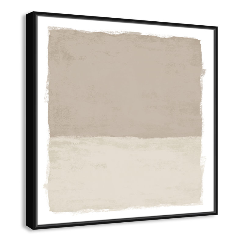 «Silent Sands I» par Natalie Carpentieri, Noir, H 31,5 po x l 31,5 po