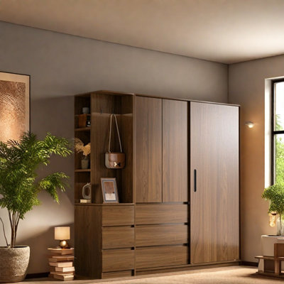 Simple Classic Dark Wardrobe