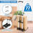 Mount-It! Luggage Cart with Wheels Foldable, Strong, Compact Luggage Cart Holds 77 Pounds