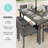 Martha Stewart Bedford 9Pc Outdoor Rattan Wicker Patio Dining Set With 8 Stack Chairs And 71" Table-109713826