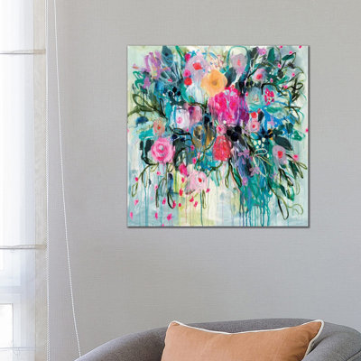 Born Botanical by Carrie Schmitt - Wrapped Canvas Painting