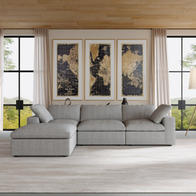 Kenda 4 - Piece Slipcovered Sectional