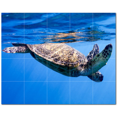 4.25'' x 4.25'' Satin Ceramic Decorative Mural