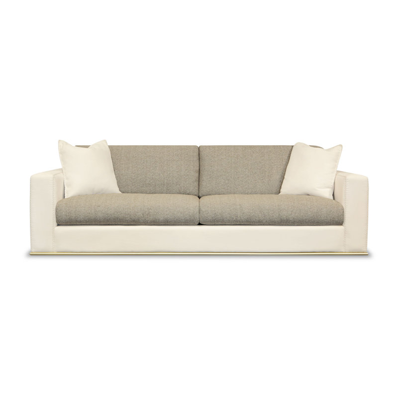 Orion Sofa, Taupe Grey (Soft Touch), Espresso