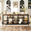 Console de rangement industrielle à 4 niveaux l 70,87 po Vincy