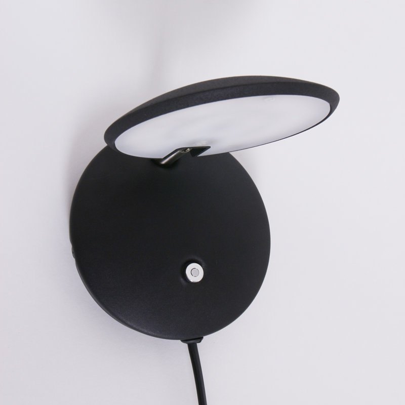 Core Steel LED Plug-in Spotlight, Black