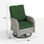  Chaises de patio à bascule pivotantes toutes saisons avec coussins-1797099592