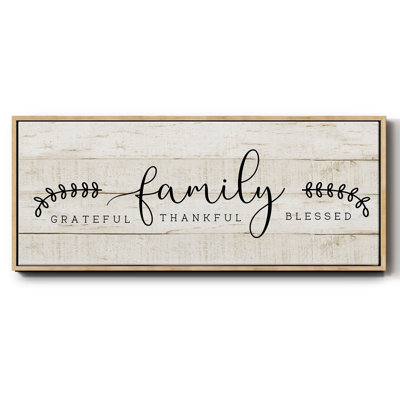 Famille - toile encadrée