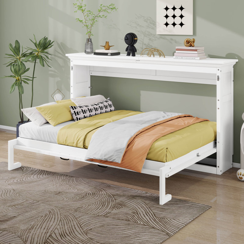 Lit pliant mural peu encombrant, Lit simple, White