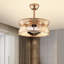 Ventilateur de plafond intelligent 18 pouces avec lumière et télécommande Shondale