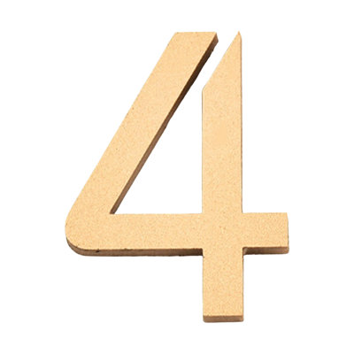 5 plaques en acrylique de 5 cm pour un décor élégant