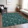Washable Floral Indoor / Outdoor Rug