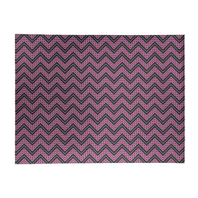 Chenille Chevron Indoor Rug