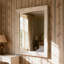 70x90CM Wall Mirror Rectangle Wood Framed Carved Classic Accent Mirror