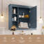 Armoire murale de salle de bain 35 po x 28 po, armoire à pharmacie, armoire murale moderne avec miroir-131167664