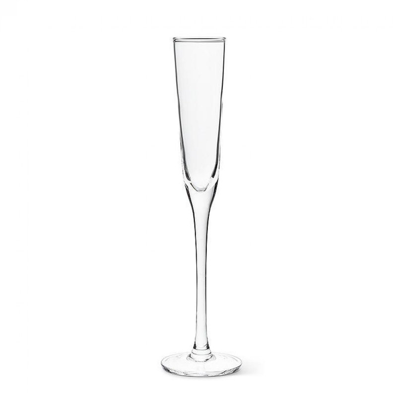 Flûte élancée en verre à boire