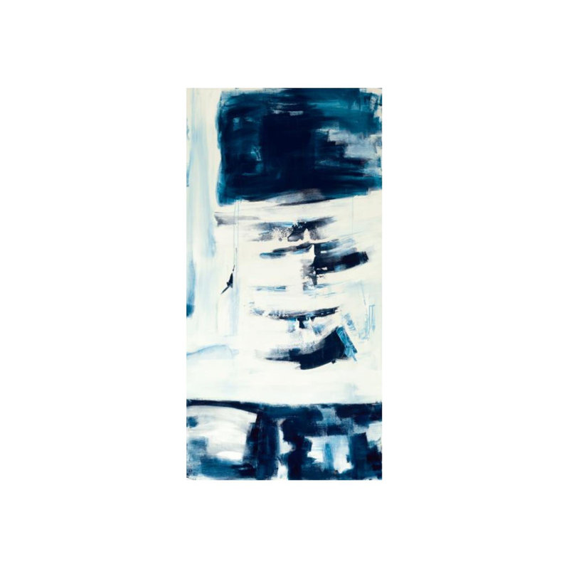 Whiteout I Print by Derek Shaw, Image Brush Gel, 80" H x 40" W x 1.5" D