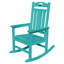 Ensemble de 2 chaises berçantes d'extérieur en PEHD d'extérieur résistantes aux intempéries-1820155579