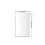 Miroir de salle de bain 60x22inch