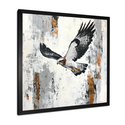 Hawk planant sur les montagnes III - Hawk, art mural