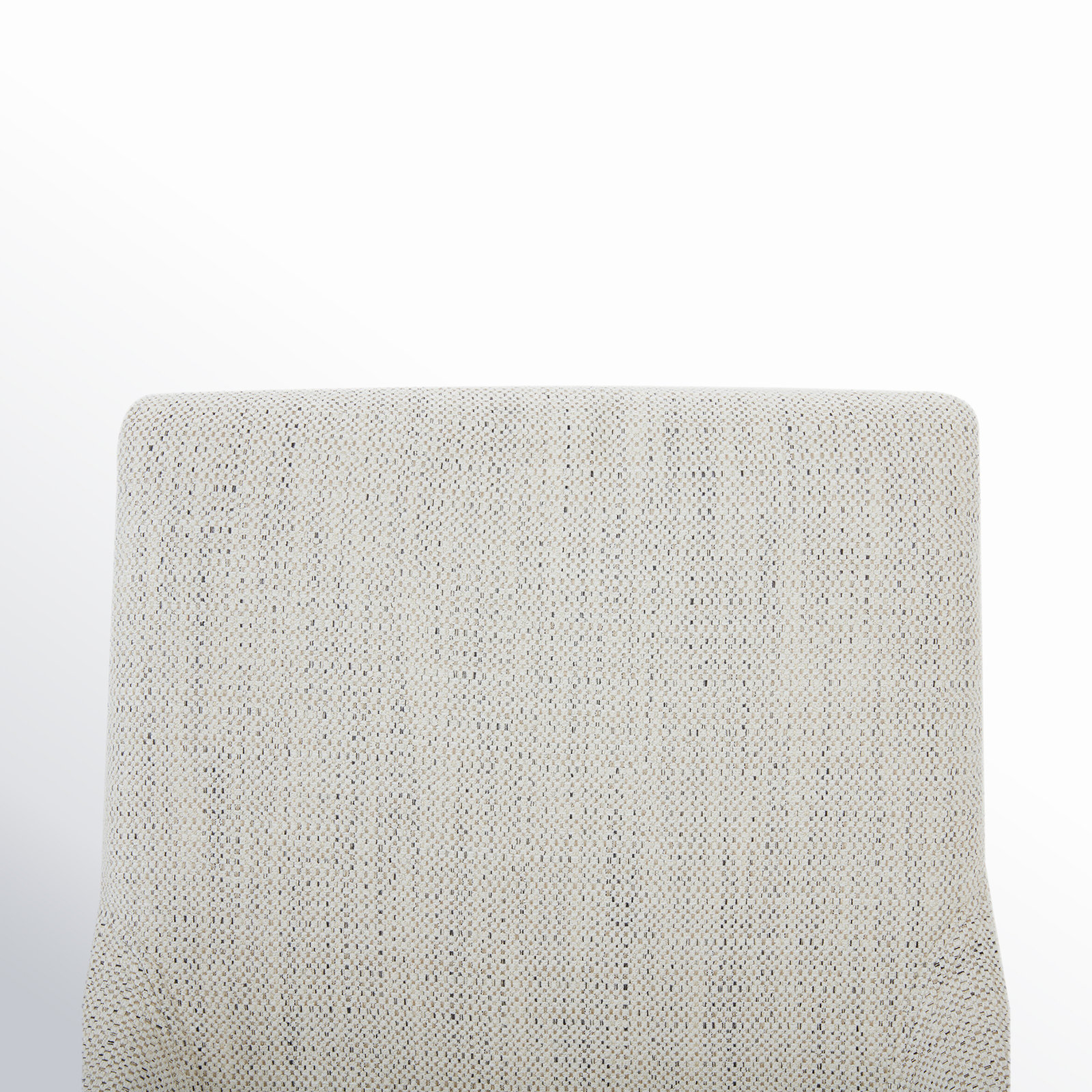 Zahara 26" Upholstered Swivel Counter Stool, Prestige Ivory Basketweave/Brown, Bar Stool (30” Seat Height)