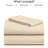 Luxclub 3 PC Cream Twin Silky Soft Cooling Extra Deep Pocket Performance Sheet Set-123418299-123418264