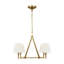 Lustre 4 lumières avec abat-jour en lin blanc Mattia-104561645-103528007