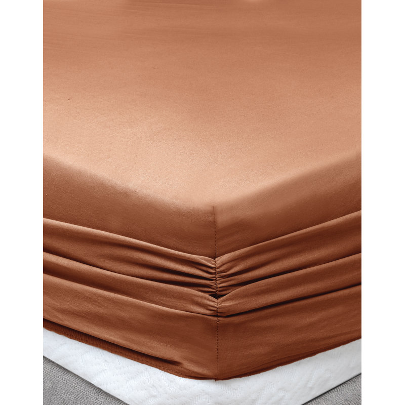 100% Cotton Fitted Sheet, King Fitted Sheet, Red