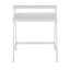 Bureau contemporain à 2 niveaux en acier blanc et bois blanc