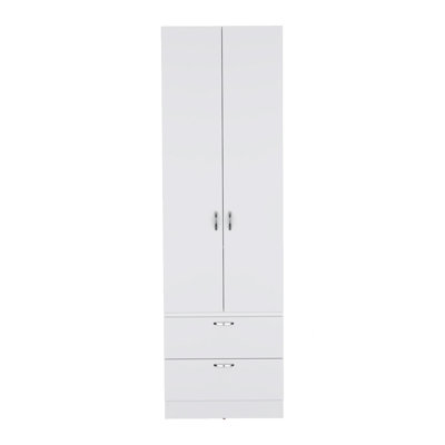 Armoire Marlton, chambre à coucher, blanc